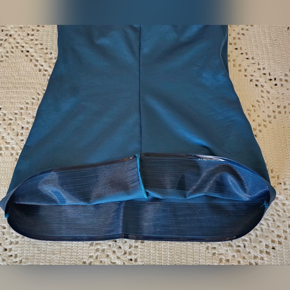 Ruby Ribbon Size 32 Teal Blue Lace Trim Camisole Tank Shaping Cami - Picture 12 of 13